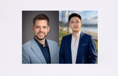 Picture of Patrick Luczak and Abraham Wu